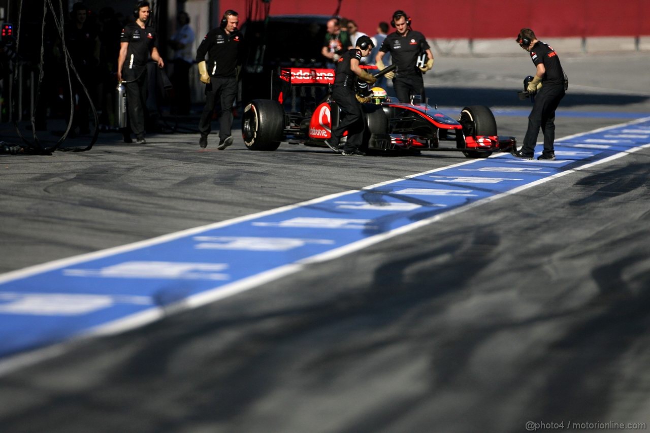 Barcelona Test Marzo 2012, 02.04.2012
Lewis Hamilton (GBR), McLaren Mercedes 