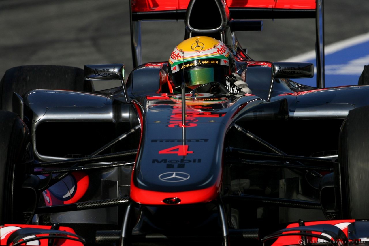 Barcelona Test Marzo 2012, 02.04.2012
Lewis Hamilton (GBR), McLaren Mercedes