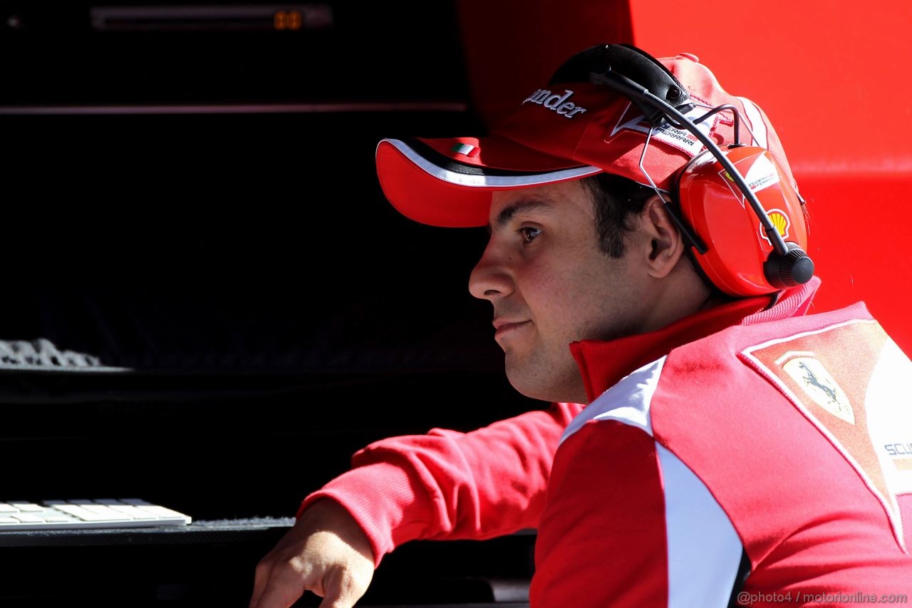 Barcelona Test Marzo 2012, 02.04.2012
Felipe Massa (BRA), Ferrari  