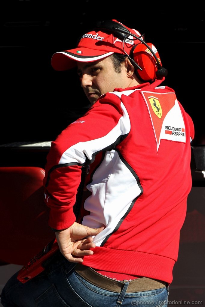 Barcelona Test Marzo 2012, 02.04.2012
Felipe Massa (BRA), Ferrari  