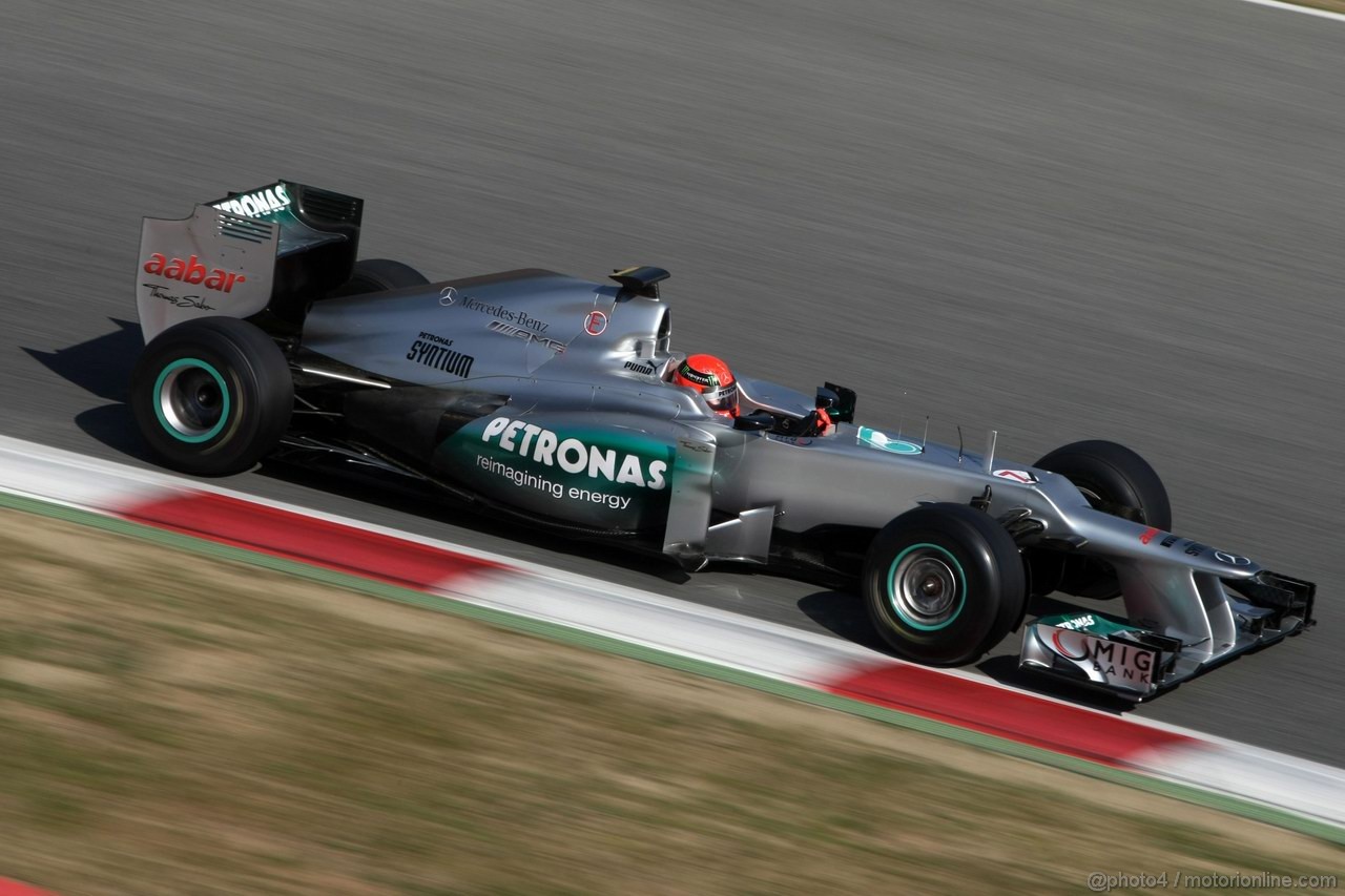 Barcelona Test Marzo 2012, 02.04.2012
Michael Schumacher (GER), Mercedes GP 