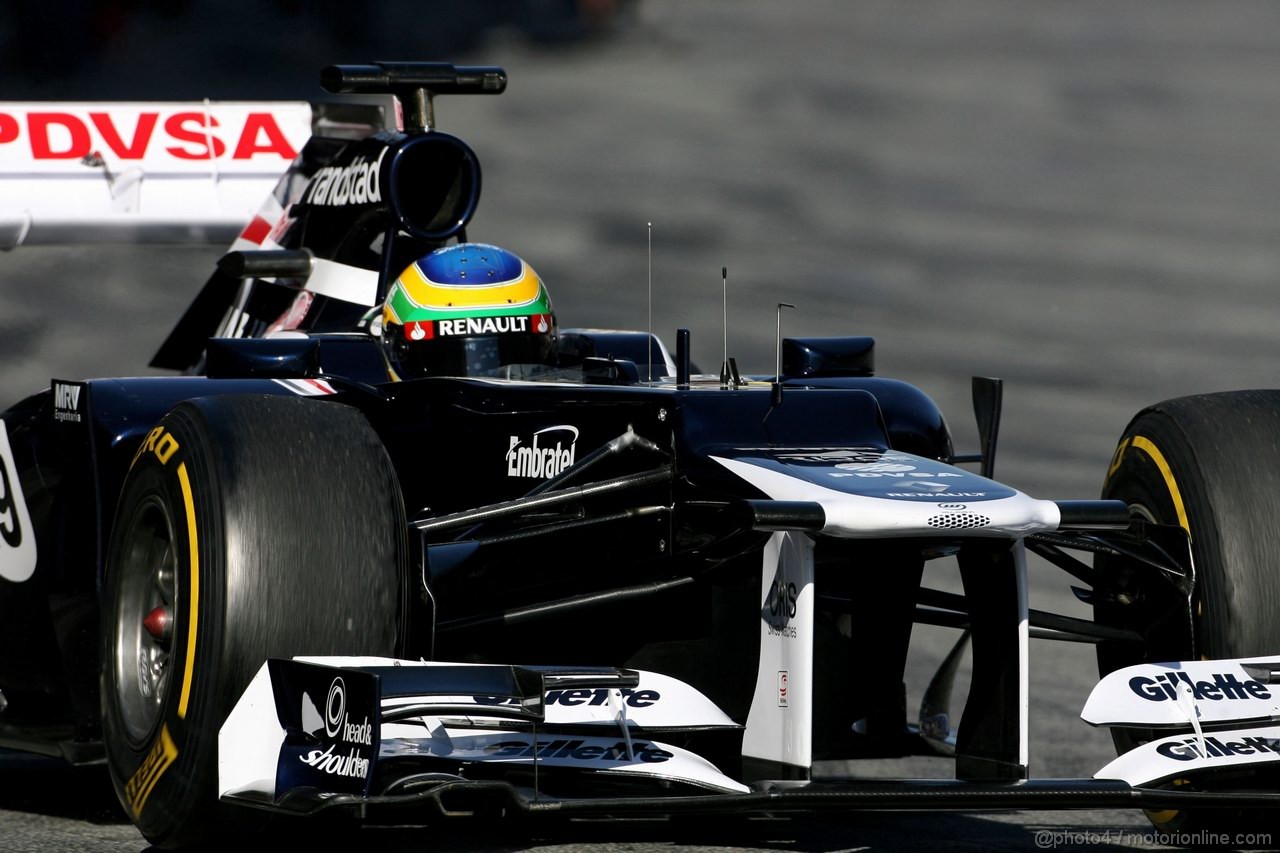 Barcelona Test Marzo 2012, 02.04.2012
Bruno Senna (BRE), Williams F1 Team  