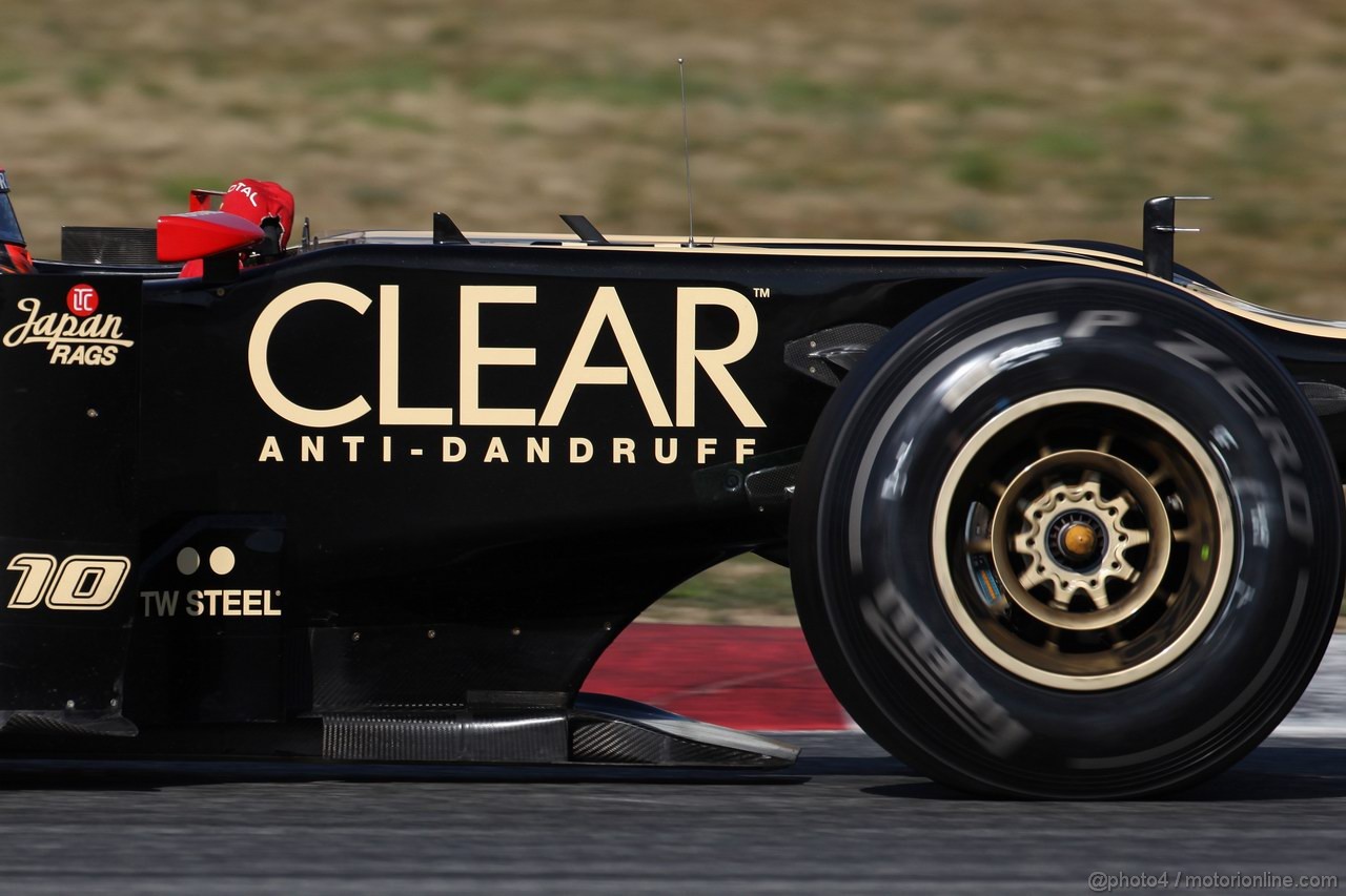 Barcelona Test Marzo 2012, 02.04.2012
Lotus Renault F1 Team tea tray area 