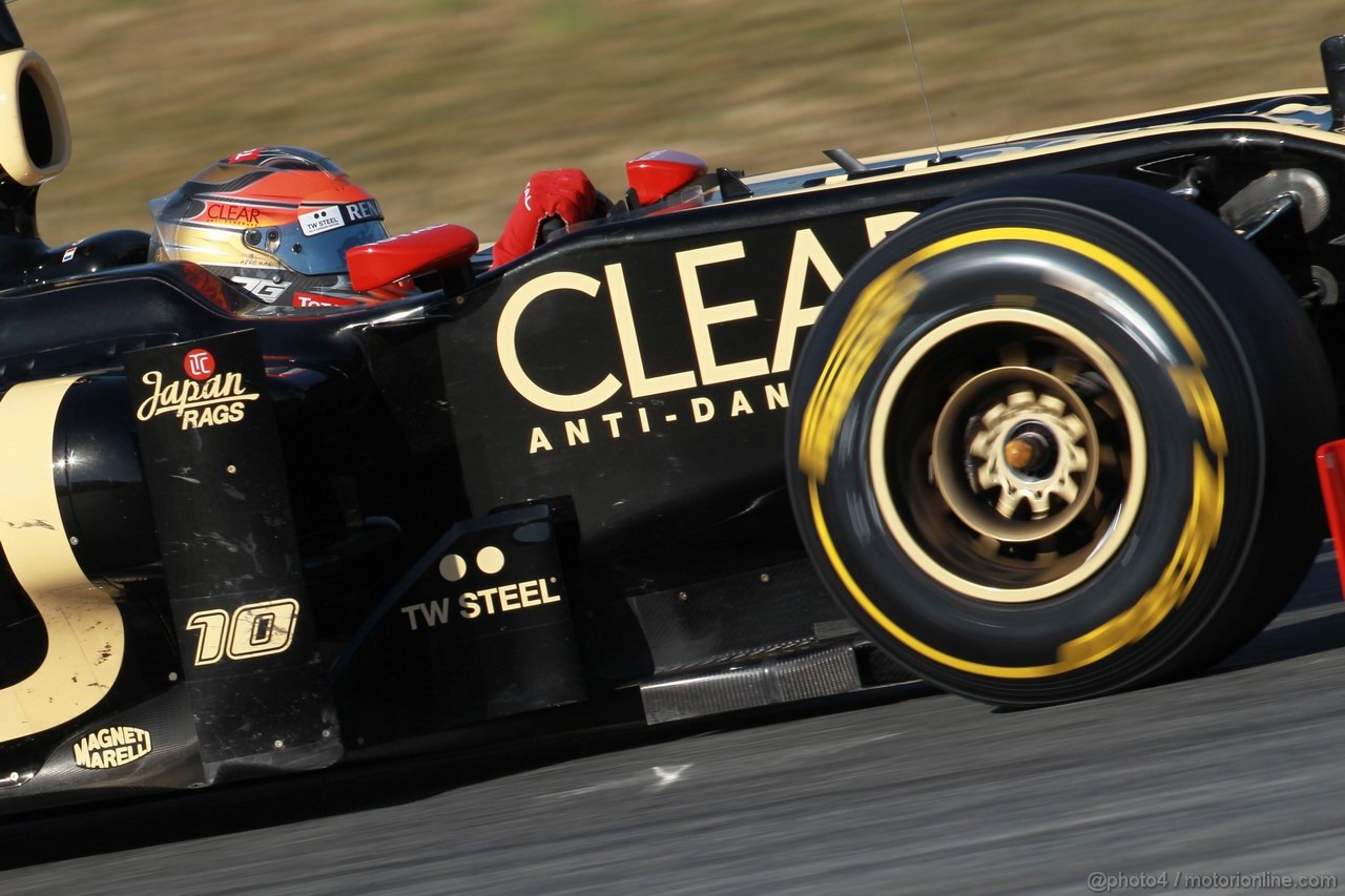 Barcelona Test Marzo 2012, 02.04.2012
Romain Grosjean (FRA), Lotus Renault F1 Team 