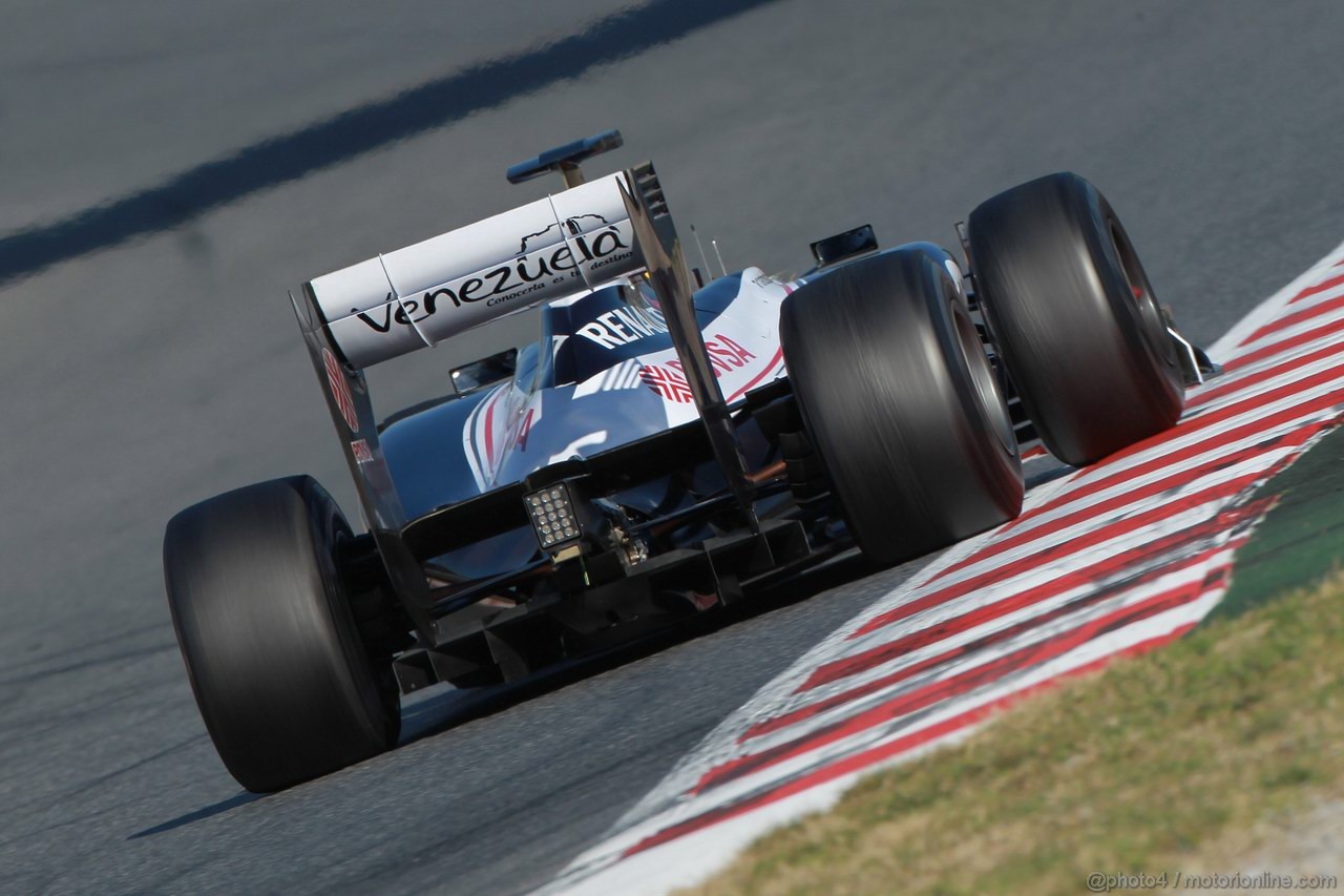 Barcelona Test Marzo 2012, 02.04.2012
Bruno Senna (BRA), Williams F1 Team rear wing 