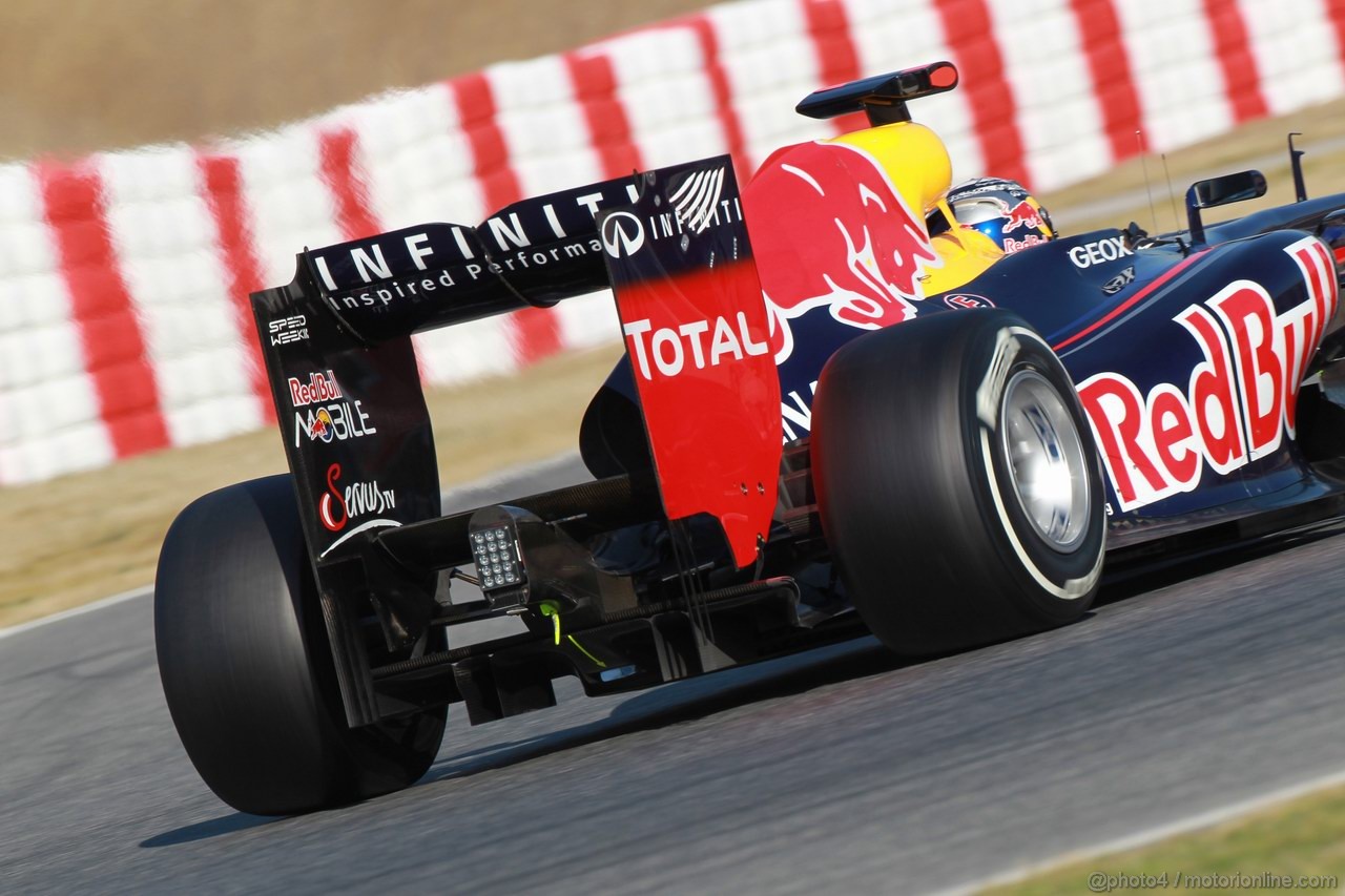 Barcelona Test Marzo 2012, 02.04.2012
Sebastian Vettel (GER), Red Bull Racing rear wing 