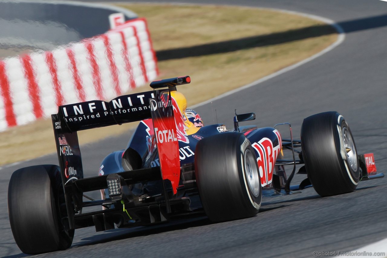 Barcelona Test Marzo 2012, 02.04.2012
Sebastian Vettel (GER), Red Bull Racing rear wing 