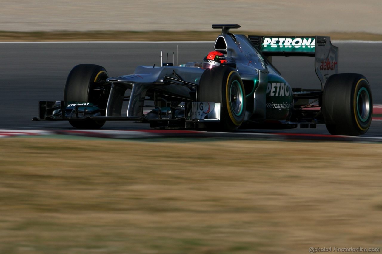 Barcelona Test Marzo 2012, 02.04.2012
Michael Schumacher (GER), Mercedes GP