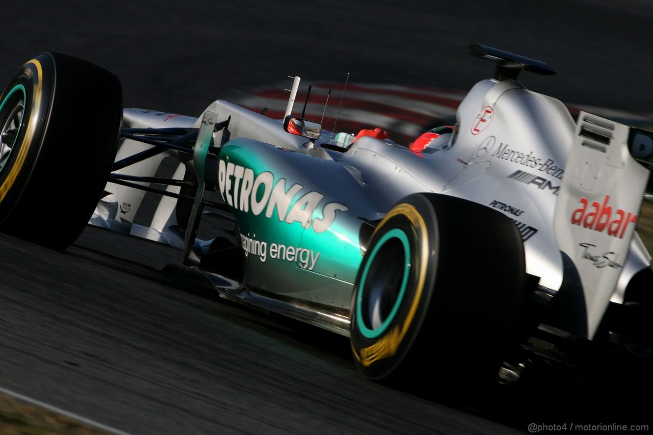 Barcelona Test Marzo 2012, 02.04.2012
Michael Schumacher (GER), Mercedes GP