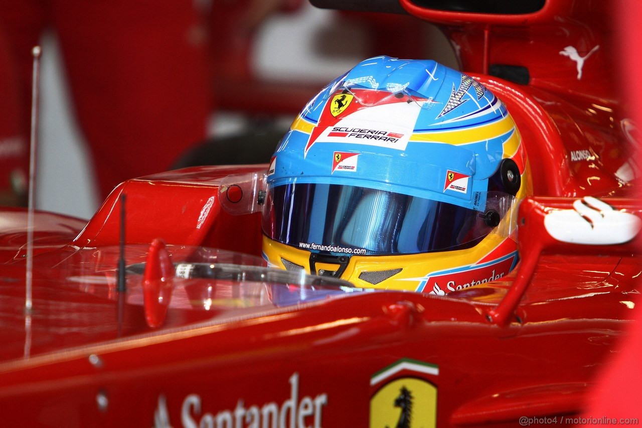 Barcelona Test Marzo 2012, 02.03.2012 Fernando Alonso (ESP), Ferrari, F2012 