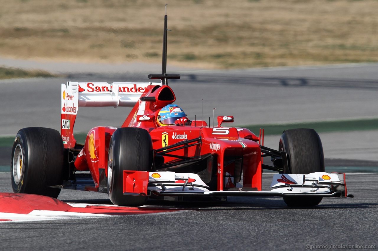 Barcelona Test Marzo 2012, 02.03.2012 Fernando Alonso (ESP), Ferrari, F2012 