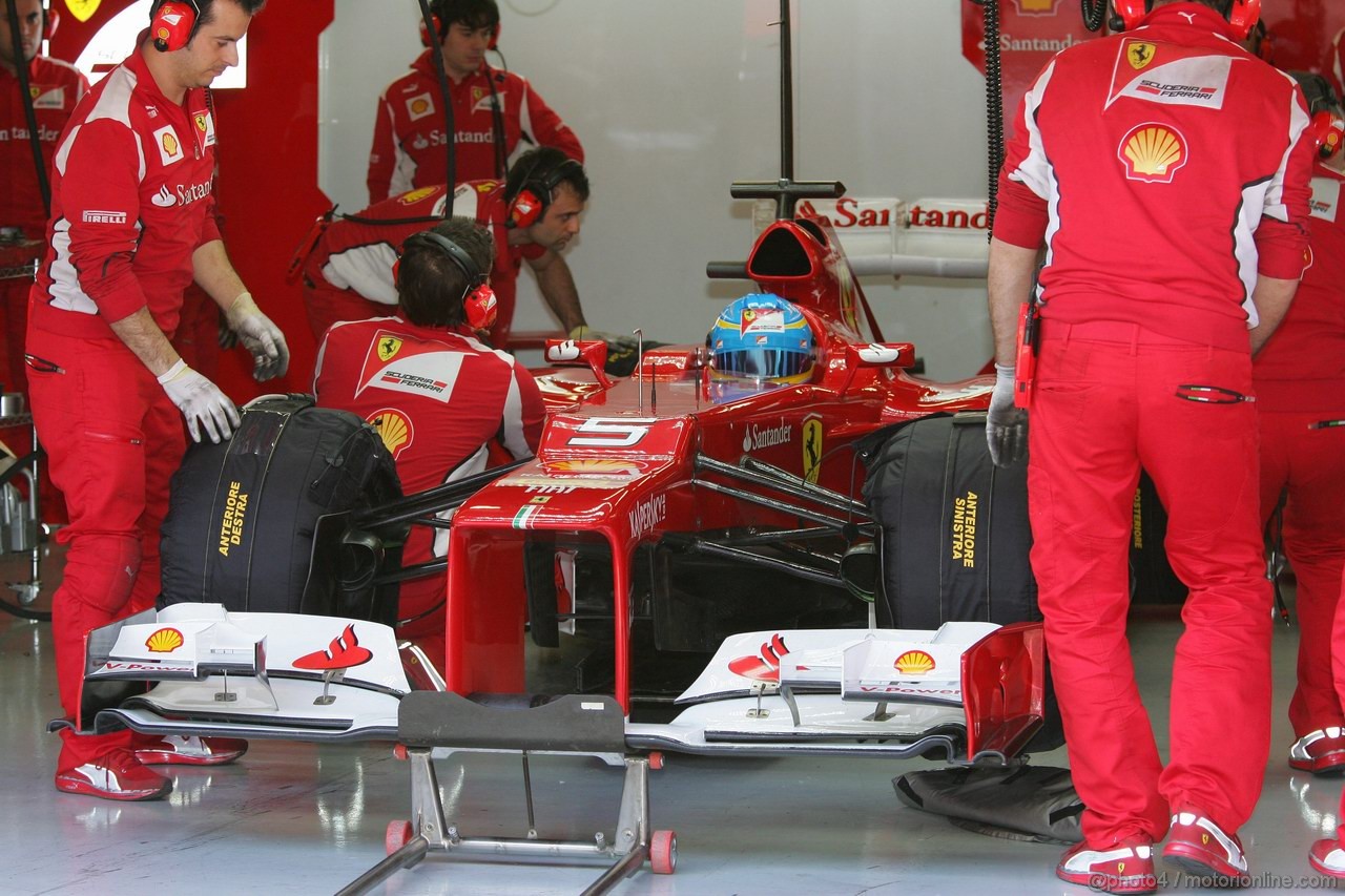 Barcelona Test Marzo 2012, 02.03.2012 Fernando Alonso (ESP), Ferrari, F2012 