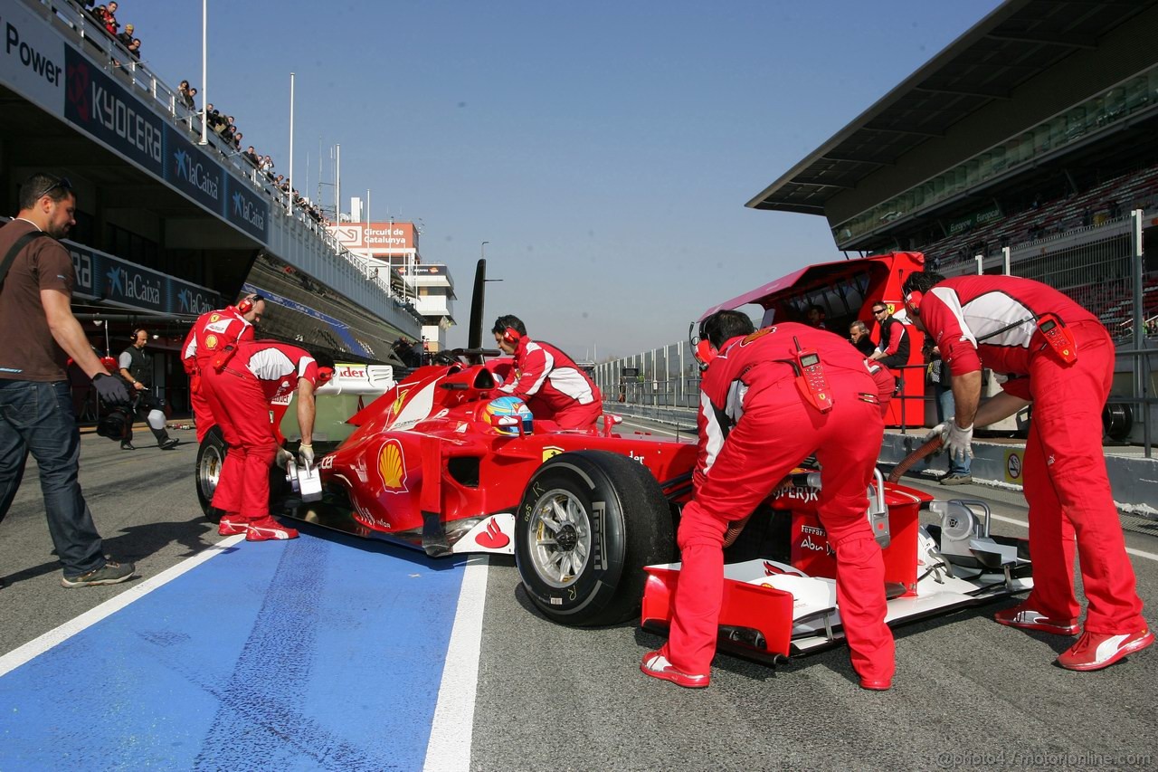 Barcelona Test Marzo 2012, 02.03.2012 Fernando Alonso (ESP), Ferrari, F2012 