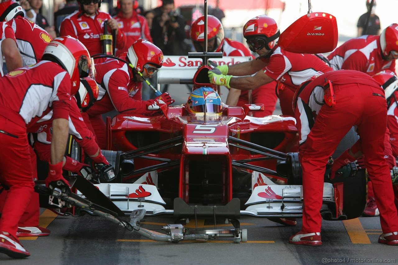 Barcelona Test Marzo 2012, 02.03.2012 Fernando Alonso (ESP), Ferrari, F2012 