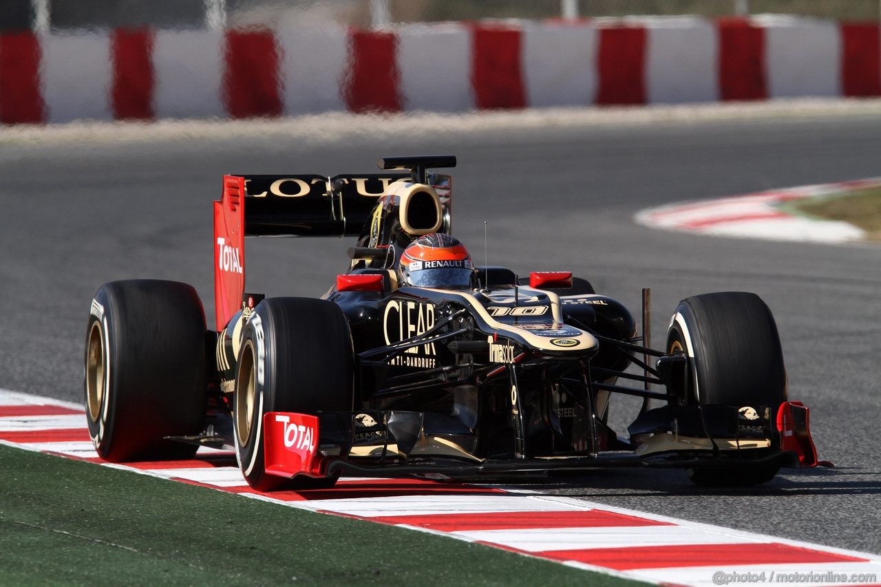 Barcelona Test Marzo 2012, 02.03.2012 Romain Grosjean (FRA), Lotus F1 Team E20 