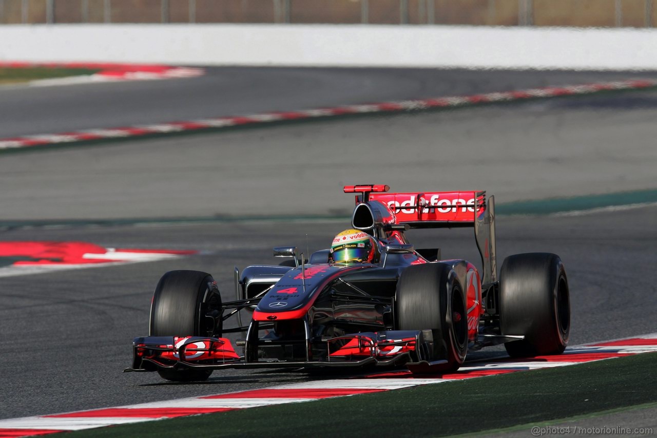 Barcelona Test Marzo 2012, 02.03.2012 Lewis Hamilton (GBR), McLaren Mercedes MP4-27 