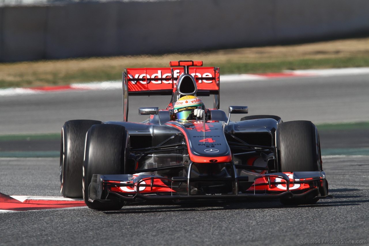 Barcelona Test Marzo 2012, 02.03.2012 Lewis Hamilton (GBR), McLaren Mercedes MP4-27 