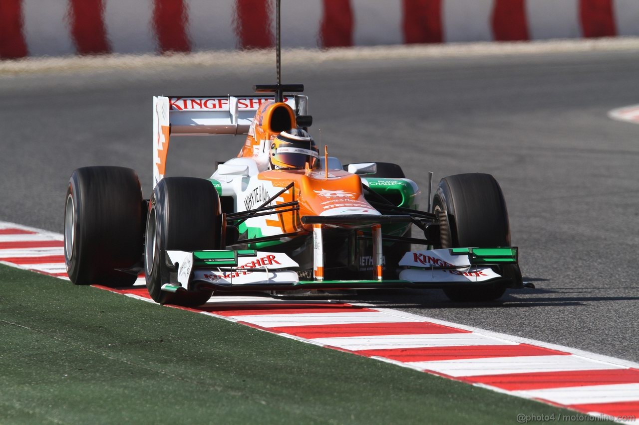 Barcelona Test Marzo 2012, 02.03.2012 Nico Hulkenberg (GER), Sahara Force India Formula One Team VJM05 