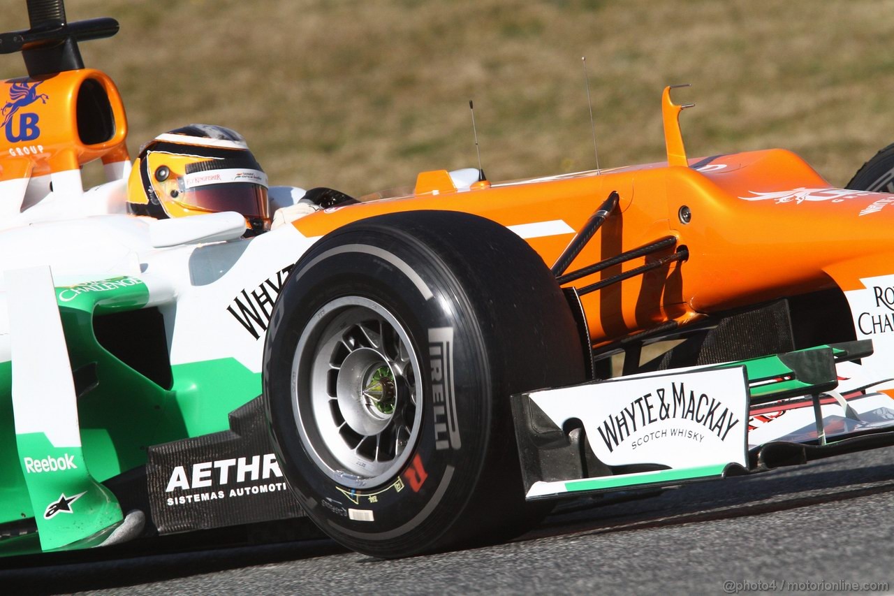 Barcelona Test Marzo 2012, 02.03.2012 Nico Hulkenberg (GER), Sahara Force India Formula One Team VJM05 