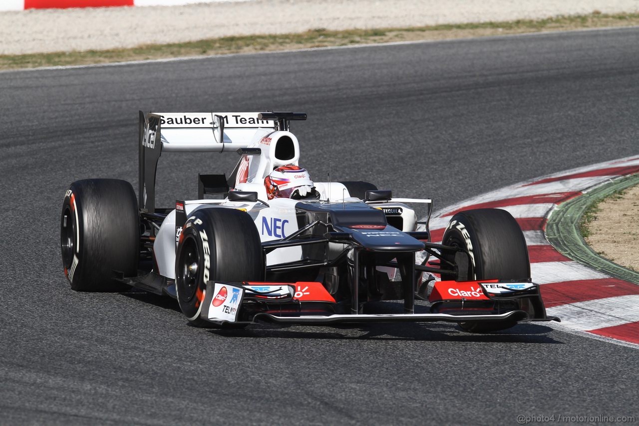 Barcelona Test Marzo 2012, 02.03.2012 Kamui Kobayashi (JAP), Sauber C31-Ferrari 