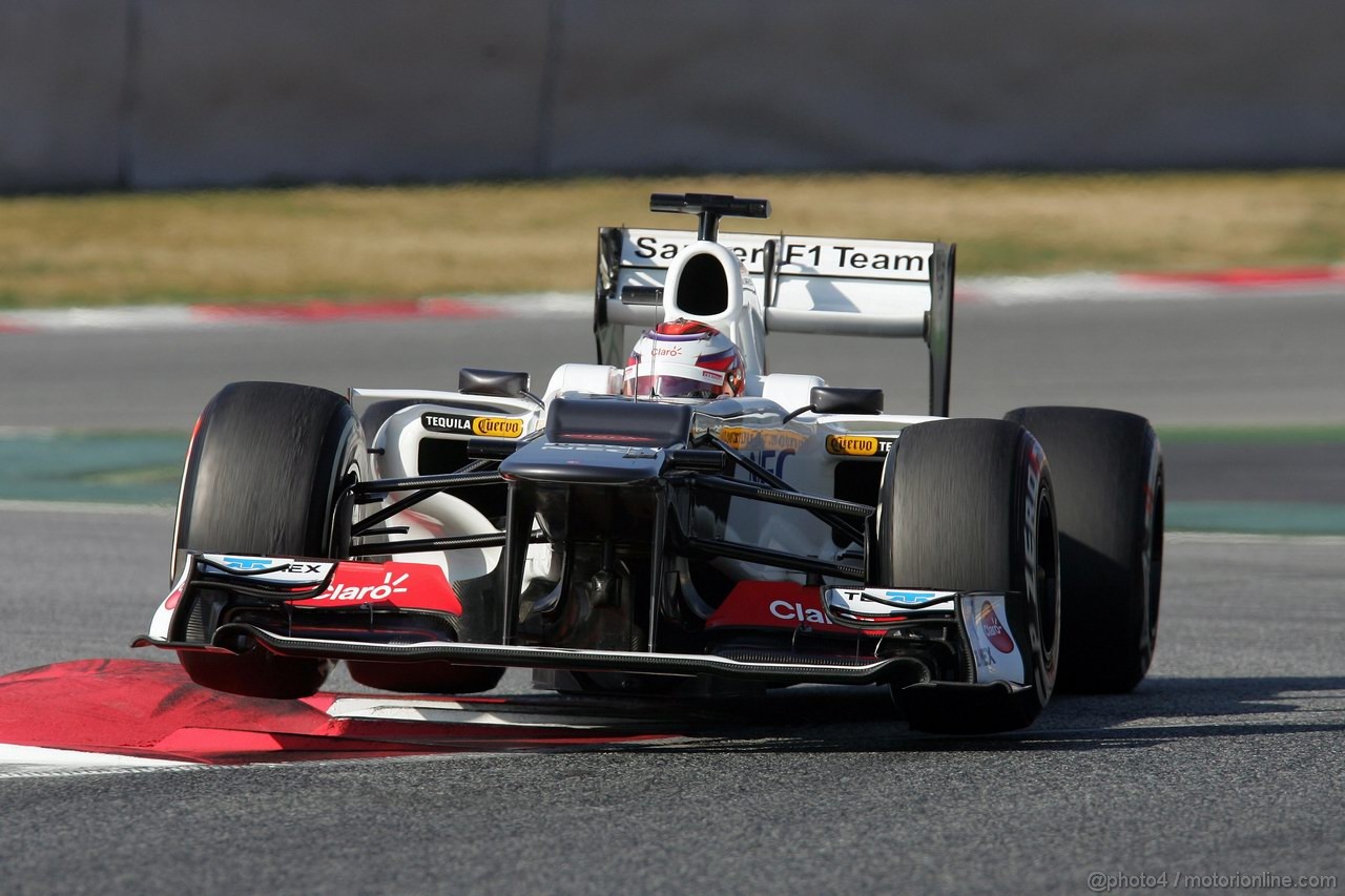 Barcelona Test Marzo 2012, 02.03.2012 Kamui Kobayashi (JAP), Sauber C31-Ferrari 