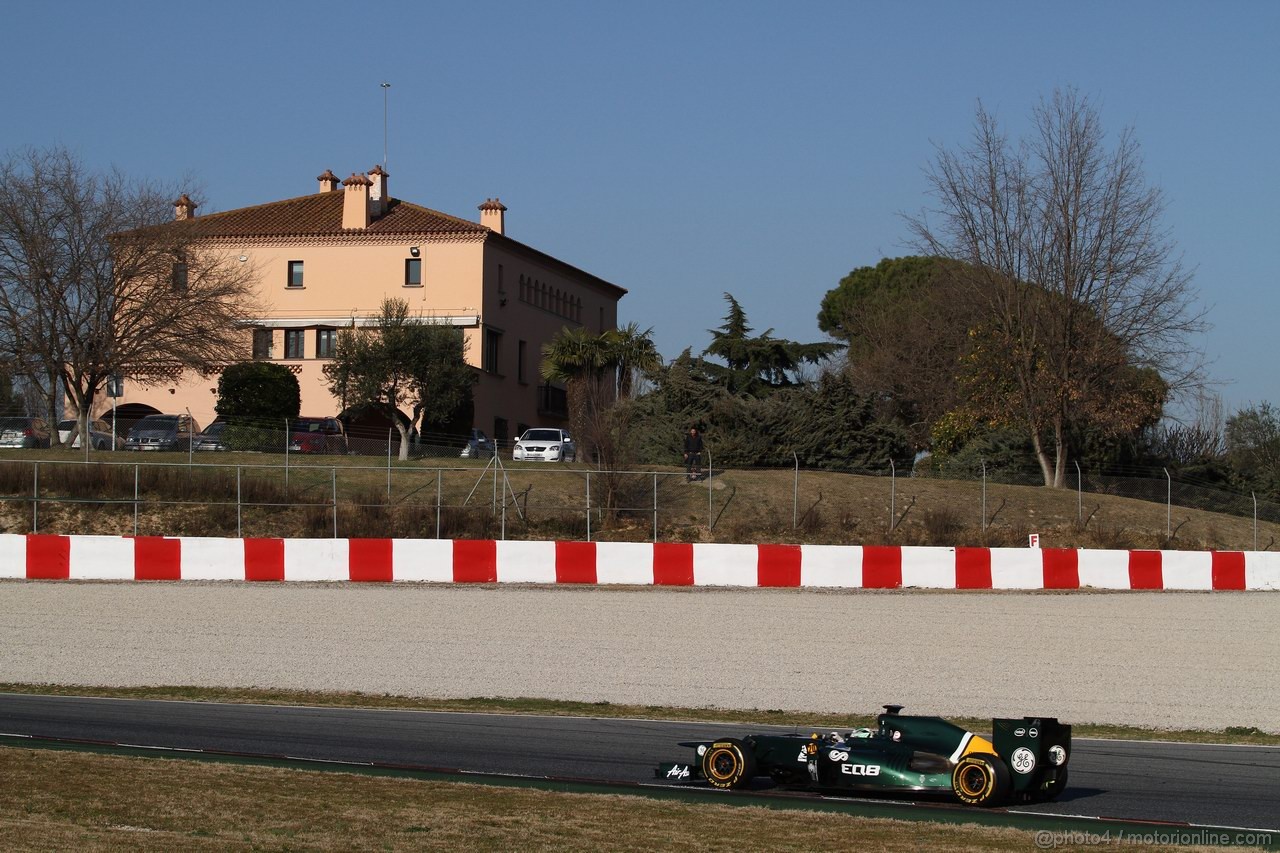 Barcelona Test Marzo 2012, 02.03.2012 Heikki Kovalainen (FIN), Caterham Team  