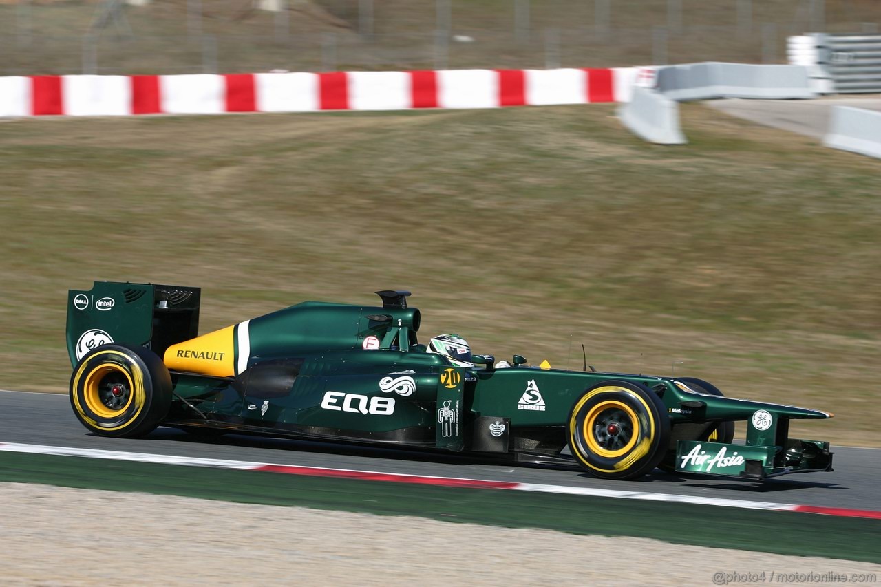 Barcelona Test Marzo 2012, 02.03.2012 Heikki Kovalainen (FIN), Caterham Team  