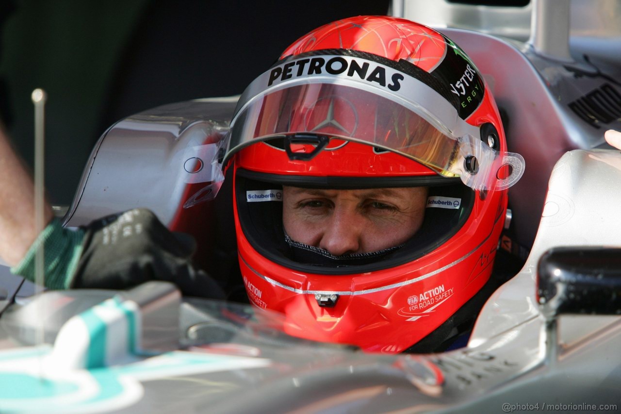 Barcelona Test Marzo 2012, 02.03.2012 Michael Schumacher (GER), Mercedes AMG F1 W03 