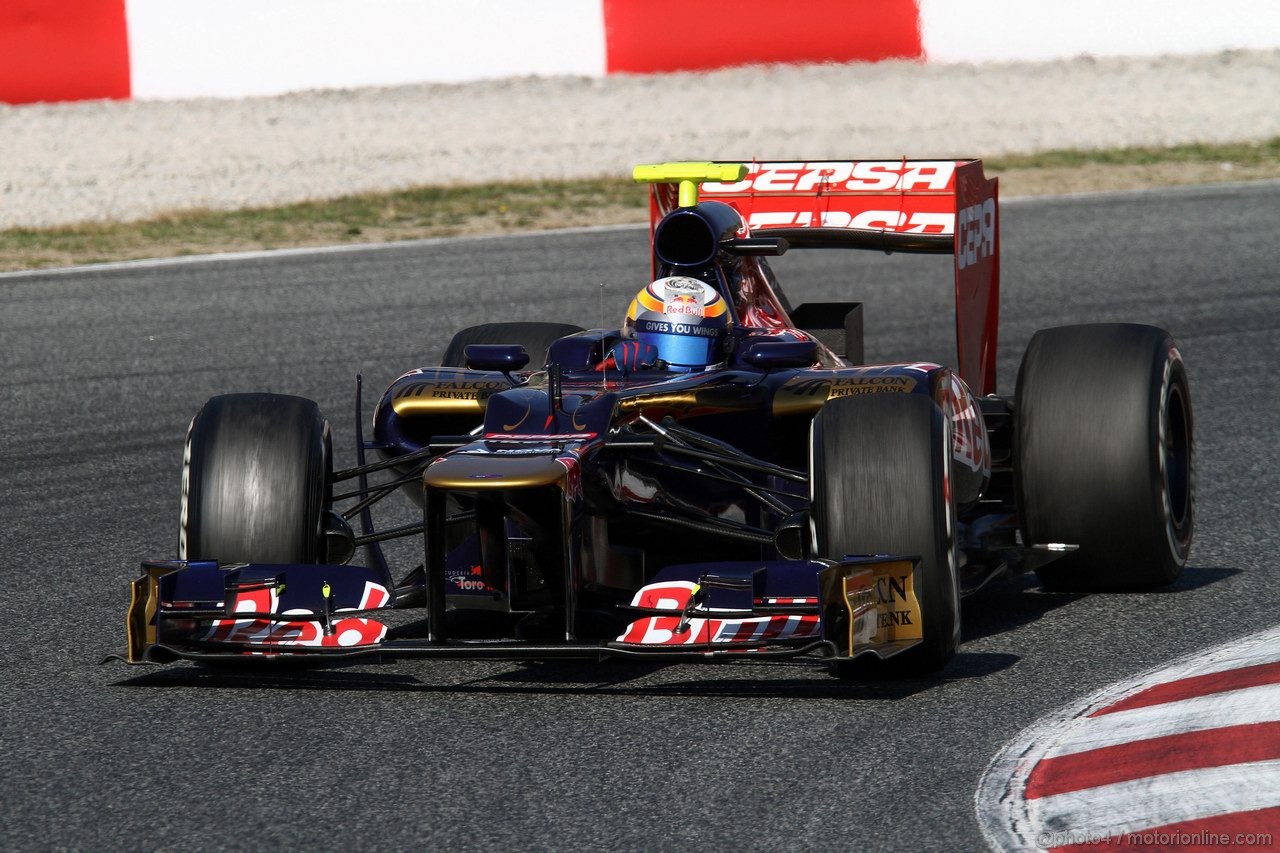 Barcelona Test Marzo 2012, 02.03.2012 Jean-Eric Vergne (FRA), Toro Rosso STR7 