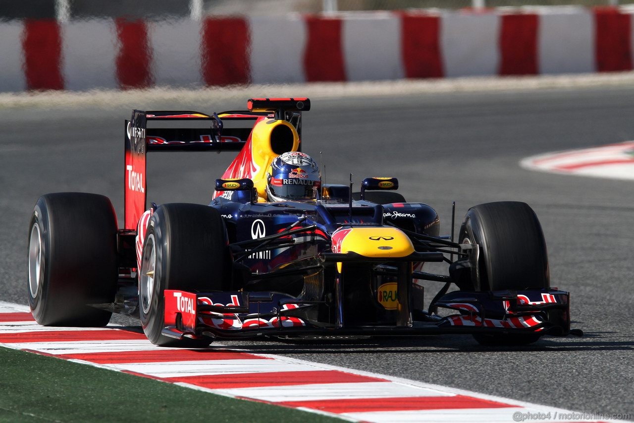 Barcelona Test Marzo 2012, 02.03.2012 Sebastian Vettel (GER), Red Bull Racing, RB8 