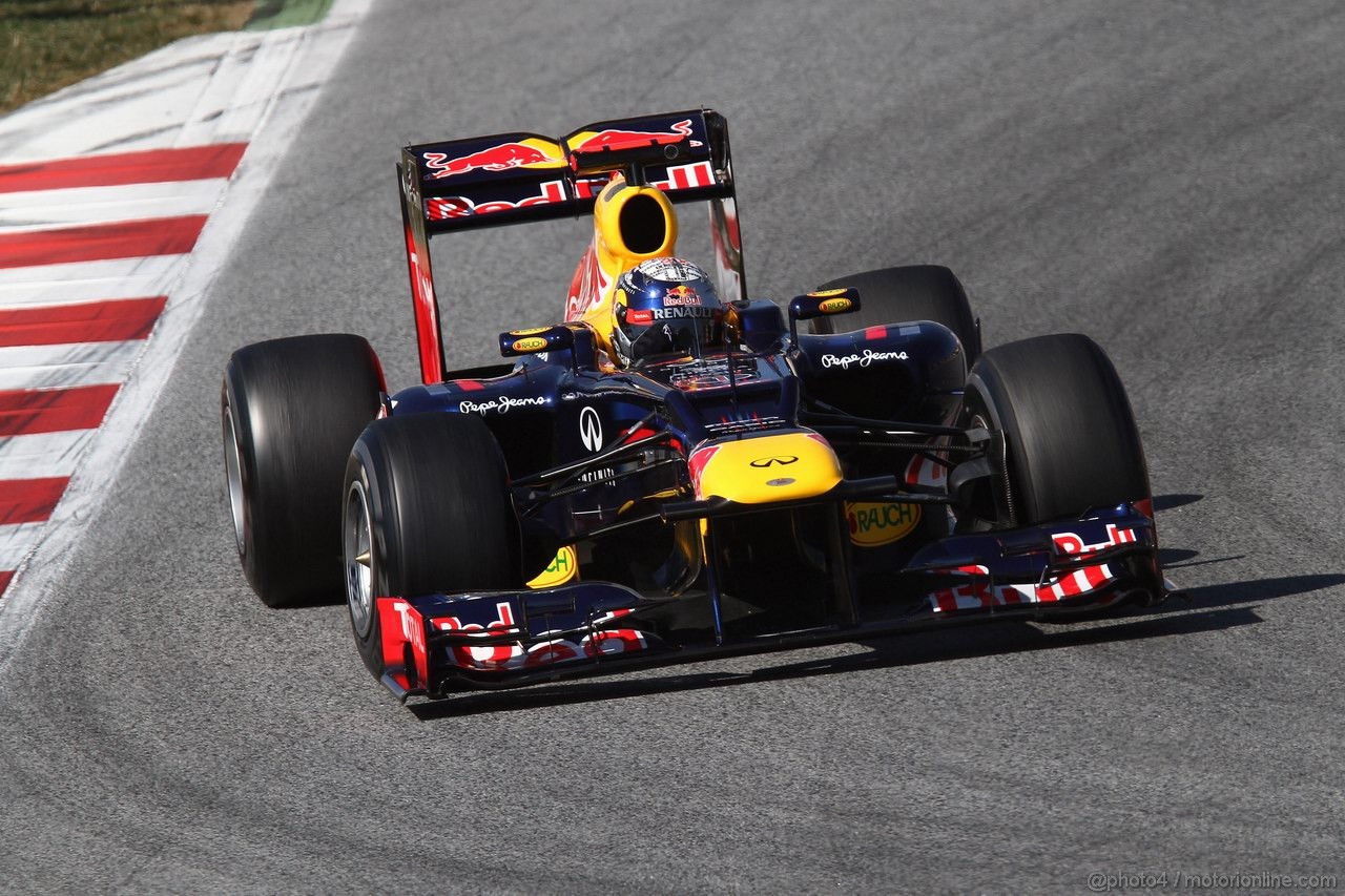 Barcelona Test Marzo 2012, 02.03.2012 Sebastian Vettel (GER), Red Bull Racing, RB8 