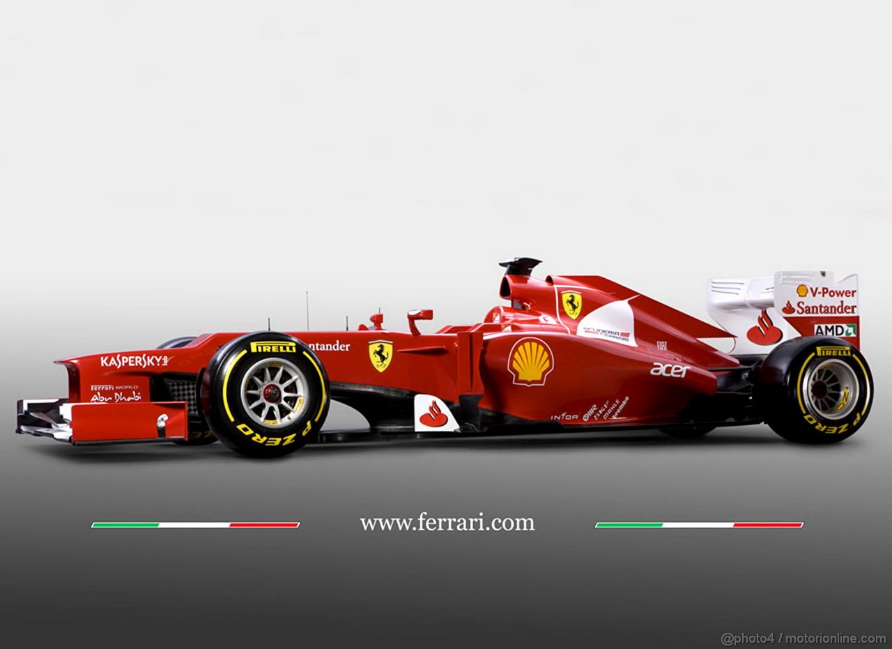Ferrari F2012, 
The new Ferrari F2012 -  Editorial Copyright Free: Ferrari S.P.A