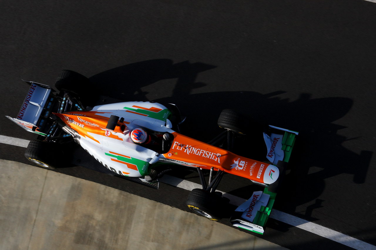 ForceIndia VJM05, Paul di Resta (GBR) -  Sahara Force India Formula One Team - VJM05 Launch - Silverstone, UK, 03.02.2012 -  Sahara Force India Formula One Team Copyright Free Image