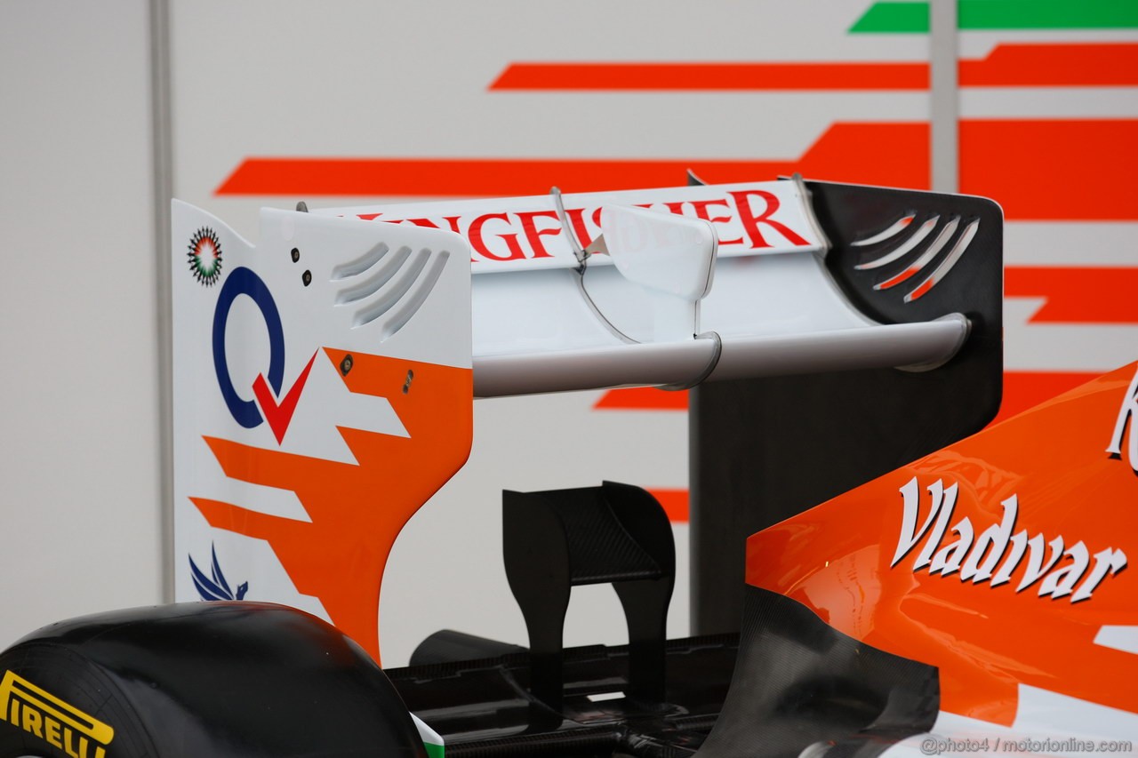 ForceIndia VJM05, 
The New VJM05 rear wing - Sahara Force India Formula One Team VJM05 Launch 