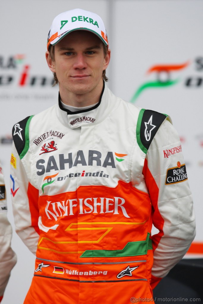 ForceIndia VJM05, 
Nico Hulkenberg (GER) e Paul di Resta (GBR) - Sahara Force India Formula One Team VJM05 Launch 