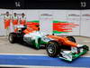 ForceIndia VJM05, Jules Bianchi (FRA) with Nico Hulkenberg (GER) e Paul di Resta (GBR) -  Sahara Force India Formula One Team - VJM05 Launch - Silverstone, UK, 03.02.2012 -  Sahara Force India Formula One Team Copyright Free Image