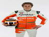 ForceIndia VJM05, Nico Hulkenberg (GER) - Sahara Force India Formula One Team - Driver Studio Photoshoot - Silverstone, UK, 02.02.2012 -  Sahara Force India Formula One Team Copyright Free Image