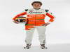 ForceIndia VJM05, Nico Hulkenberg (GER) - Sahara Force India Formula One Team - Driver Studio Photoshoot - Silverstone, UK, 02.02.2012 -  Sahara Force India Formula One Team Copyright Free Image