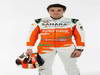 ForceIndia VJM05, Jules Bianchi (FRA) - Sahara Force India Formula One Team - Driver Studio Photoshoot - Silverstone, UK, 02.02.2012 -  Sahara Force India Formula One Team Copyright Free Image