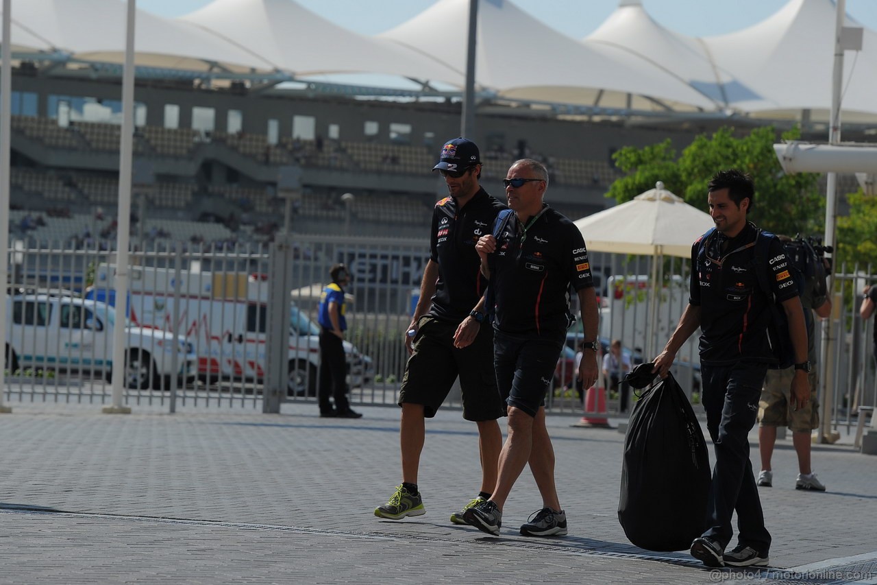 GP ABU DHABI, Mark Webber (AUS) Red Bull Racing RB8