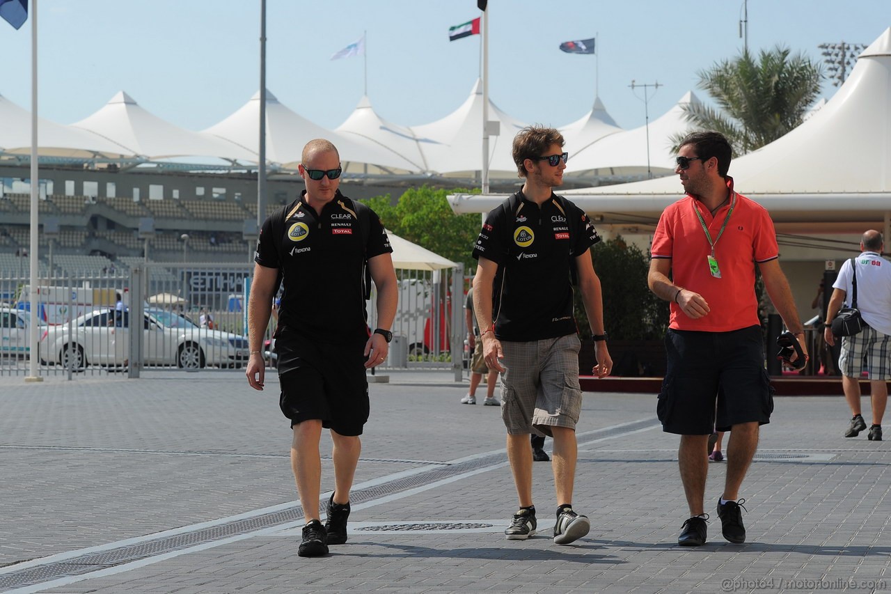 GP ABU DHABI, Romain Grosjean (FRA) Lotus F1 Team E20
