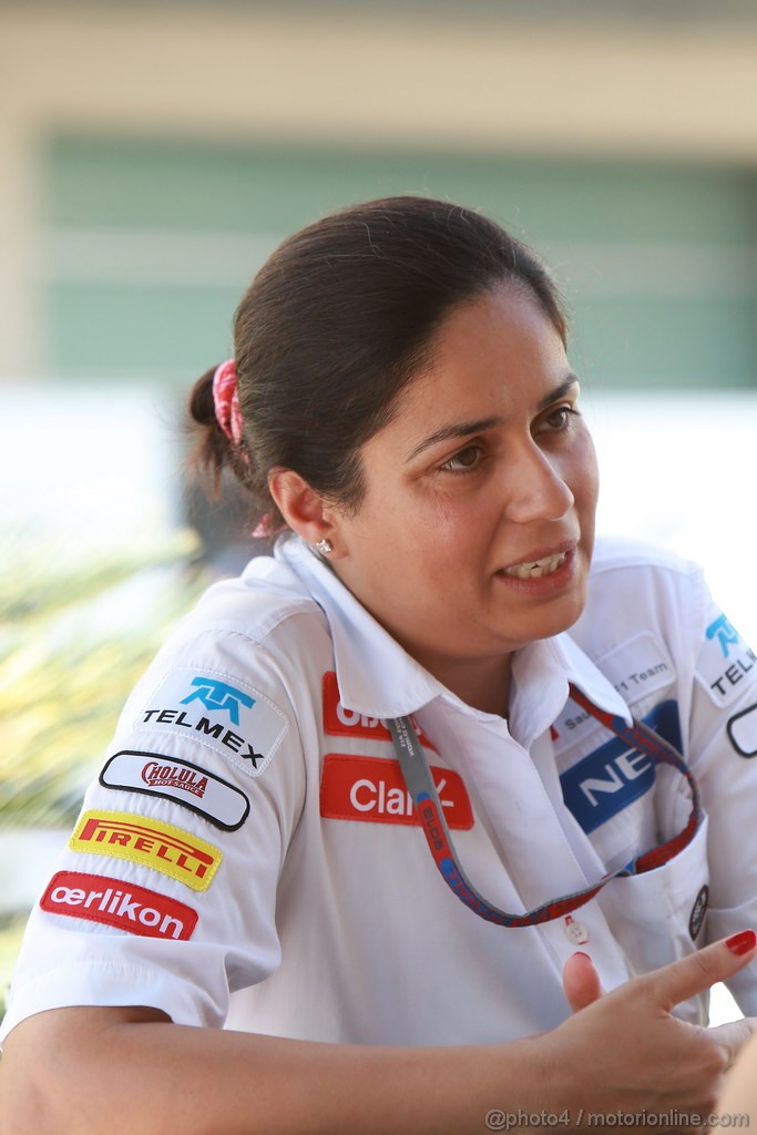 GP ABU DHABI, Monisha Kaltenborn (AUT), CEO e Team Principal, Sauber F1 Team