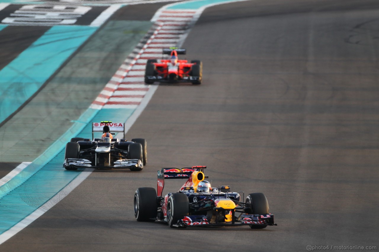 GP ABU DHABI, Gara: Sebastian Vettel (GER) Red Bull Racing RB8