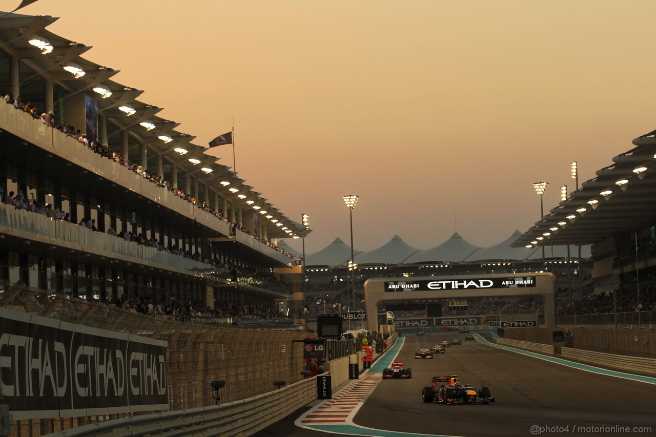 GP ABU DHABI, Gara: Mark Webber (AUS) Red Bull Racing RB8