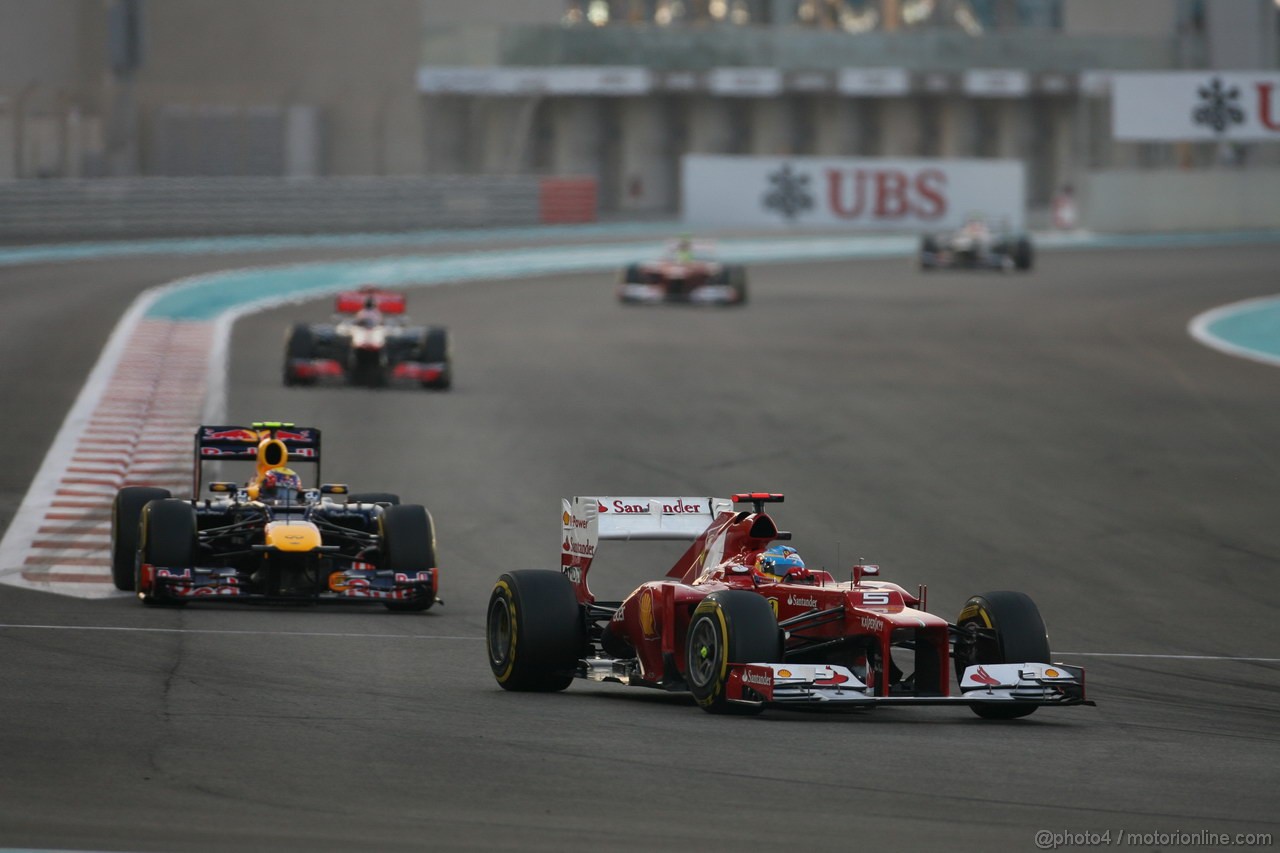 GP ABU DHABI, Gara: Fernando Alonso (ESP) Ferrari F2012
