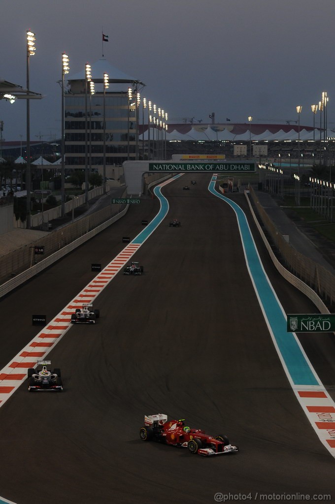 GP ABU DHABI, Gara: Felipe Massa (BRA) Ferrari F2012