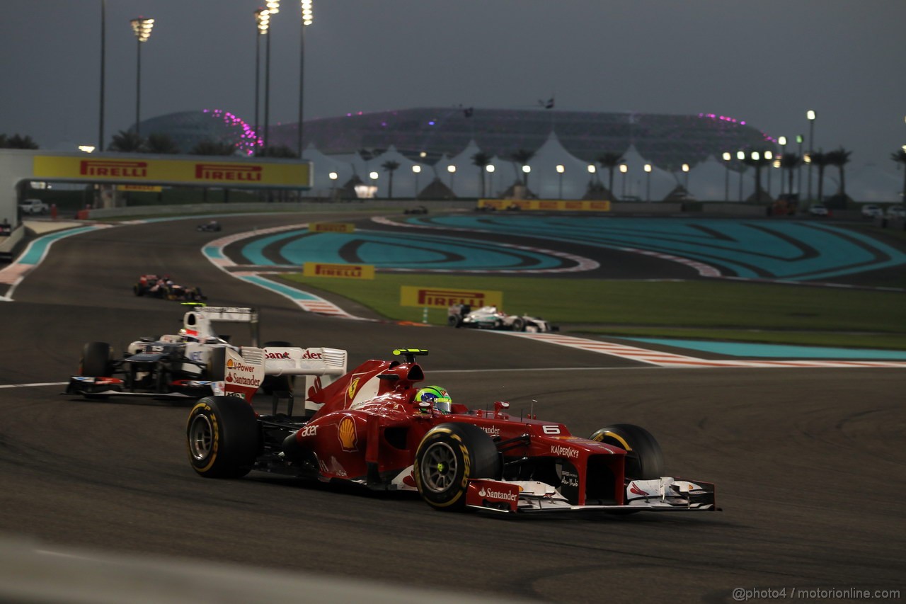 GP ABU DHABI, Gara: Felipe Massa (BRA) Ferrari F2012
