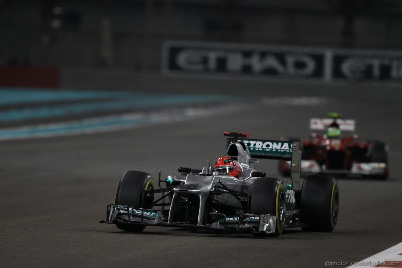 GP ABU DHABI, Gara: Michael Schumacher (GER) Mercedes AMG F1 W03
