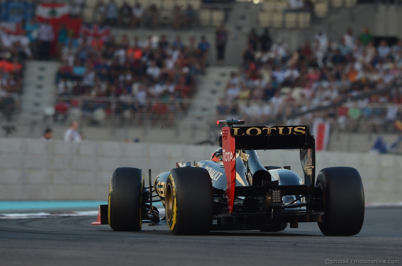 GP ABU DHABI, Gara: Kimi Raikkonen (FIN) Lotus F1 Team E20