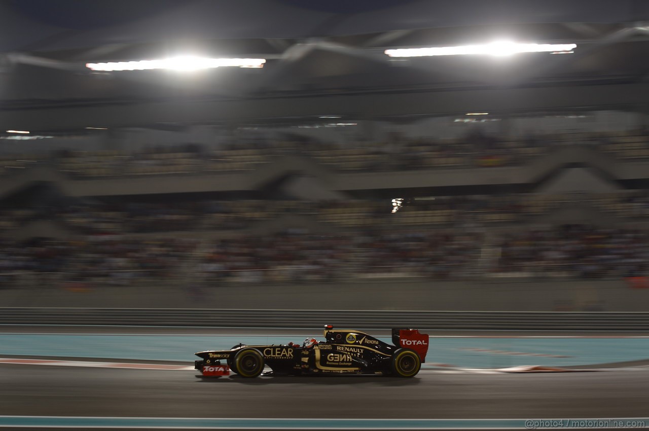 GP ABU DHABI, Gara: Kimi Raikkonen (FIN) Lotus F1 Team E20